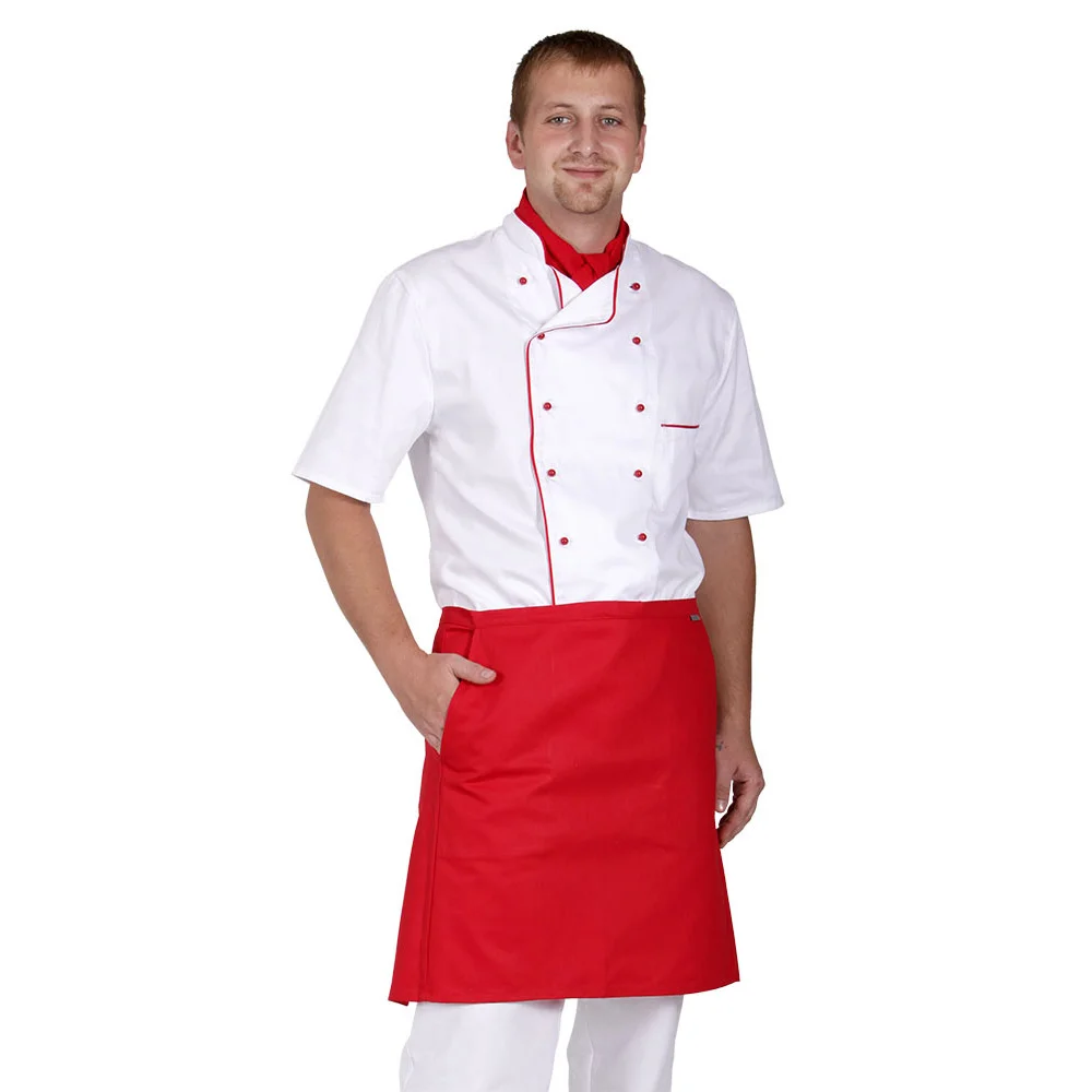 Zástěra TRADETEX JAN, unisex, červená