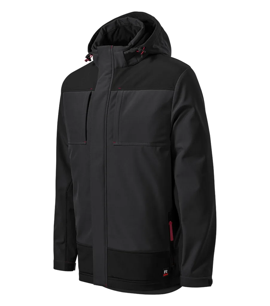 Zimní softshellová bunda RIMECK Vertex W55, pánská, ebony gray